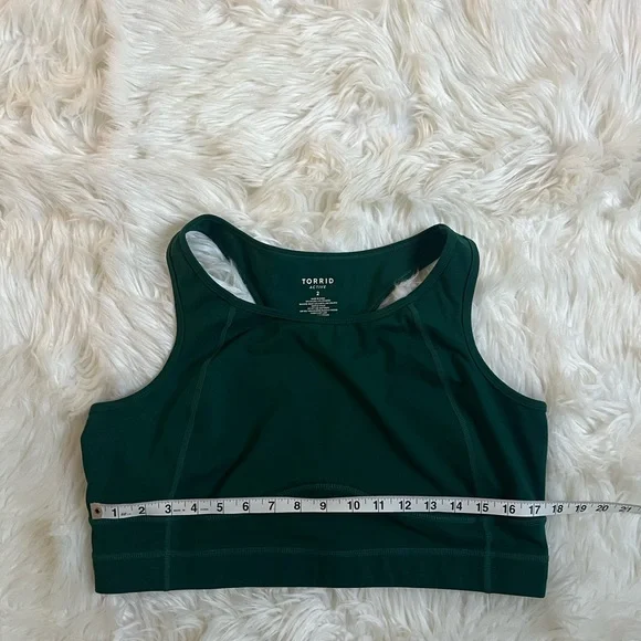 Torrid Tru Low-Impact Women's Green Sports Bra - Picture 9 of 9